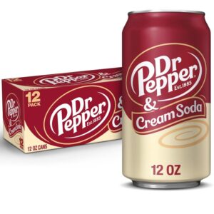 Dr Pepper & Cream Soda Soft Drink 591 mL