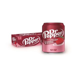 Dr Pepper Strawberries & Cream Soft Drink