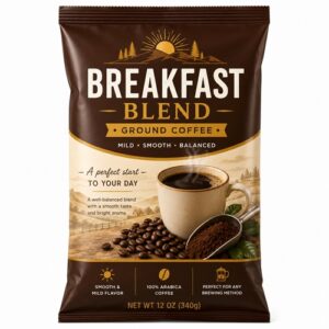 Breakfast Blend Ground Coffee 2.25oz